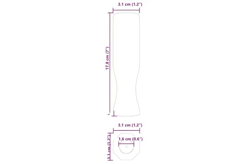 Vidaxl Football Table Handles 10 Pcs Black 3.1 X 3.1 X 17.8 Cm Plastic Vidaxl Football Table Handles 10 Pcs Black 3.1 X 3.1 X 17.8 Cm Plastic