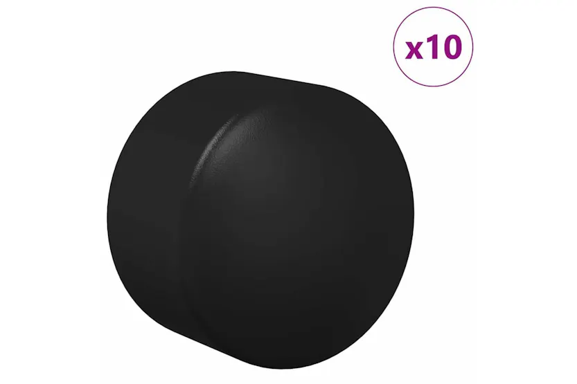 Vidaxl Football Table End Caps 10 Pcs Black 1.5 X 1.5 X 1 Cm Plastic Vidaxl Football Table End Caps 10 Pcs Black 1.5 X 1.5 X 1 Cm Plastic