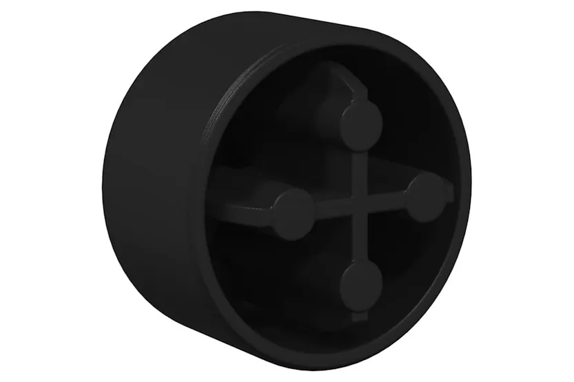 Vidaxl Football Table End Caps 10 Pcs Black 1.5 X 1.5 X 1 Cm Plastic Vidaxl Football Table End Caps 10 Pcs Black 1.5 X 1.5 X 1 Cm Plastic