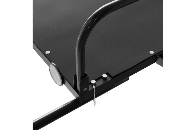 Vidaxl Bike Trailer Black 135x70x37 Cm Iron Vidaxl Bike Trailer Black 135x70x37 Cm Iron