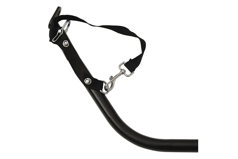 Vidaxl Bike Trailer Black 135x70x37 Cm Iron Vidaxl Bike Trailer Black 135x70x37 Cm Iron