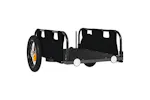 Vidaxl Bike Trailer Black Oxford Fabric And Iron Vidaxl Bike Trailer Black Oxford Fabric And Iron