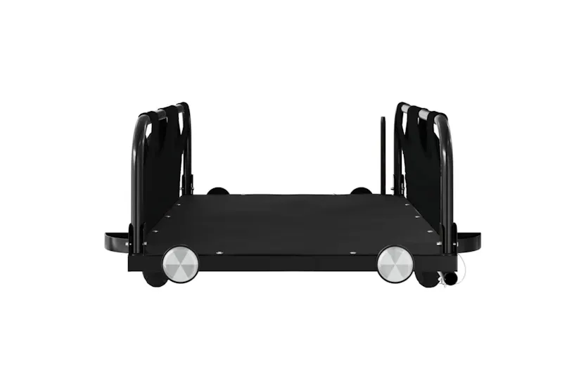 Vidaxl Bike Trailer Black Oxford Fabric And Iron Vidaxl Bike Trailer Black Oxford Fabric And Iron