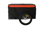 Vidaxl Bike Trailer Black And Orange 45 Kg Iron Vidaxl Bike Trailer Black And Orange 45 Kg Iron