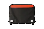 Vidaxl Bike Trailer Black And Orange 45 Kg Iron Vidaxl Bike Trailer Black And Orange 45 Kg Iron