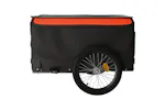 Vidaxl Bike Trailer Black And Orange 45 Kg Iron Vidaxl Bike Trailer Black And Orange 45 Kg Iron