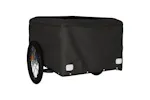 Vidaxl Bike Trailer Black And Orange 45 Kg Iron Vidaxl Bike Trailer Black And Orange 45 Kg Iron