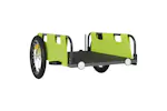 Vidaxl Bike Trailer Green Oxford Fabric And Iron Vidaxl Bike Trailer Green Oxford Fabric And Iron