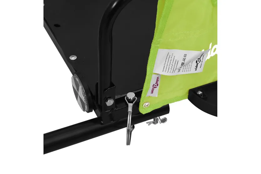 Vidaxl Bike Trailer Green Oxford Fabric And Iron Vidaxl Bike Trailer Green Oxford Fabric And Iron