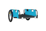 Vidaxl Bike Trailer Blue Oxford Fabric And Iron Vidaxl Bike Trailer Blue Oxford Fabric And Iron