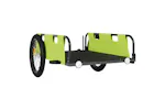 Vidaxl Bike Trailer Green Oxford Fabric And Iron Vidaxl Bike Trailer Green Oxford Fabric And Iron
