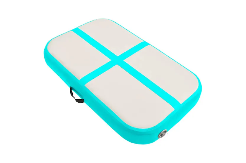 Vidaxl Inflatable Gymnastics Mat With Pump 60x100x20 Cm Pvc Green Vidaxl Inflatable Gymnastics Mat With Pump 60x100x20 Cm Pvc Green