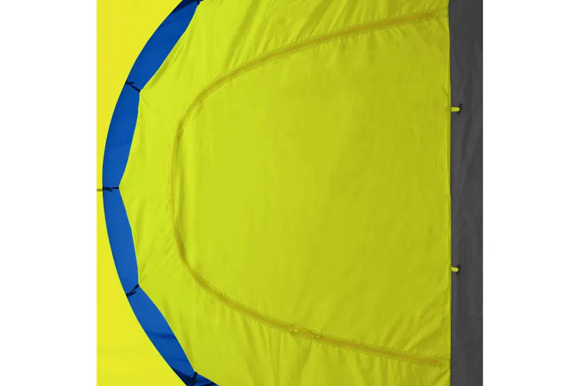 Vidaxl Camping Tent Polyester 9 Persons Blue-yellow Vidaxl Camping Tent Polyester 9 Persons Blue-yellow