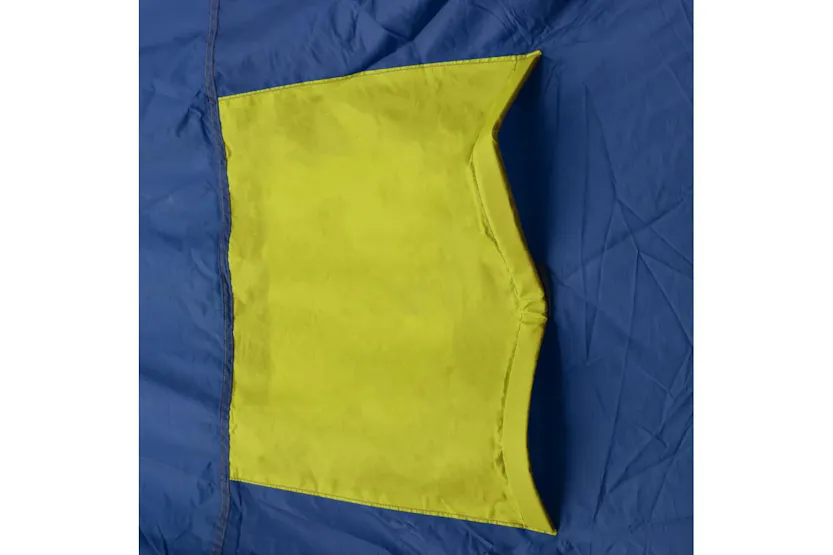 Vidaxl Camping Tent Polyester 9 Persons Blue-yellow Vidaxl Camping Tent Polyester 9 Persons Blue-yellow