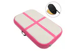 Vidaxl Inflatable Gymnastics Mat With Pump 60x100x20 Cm Pvc Pink Vidaxl Inflatable Gymnastics Mat With Pump 60x100x20 Cm Pvc Pink