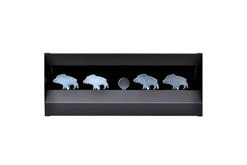 Vidaxl Magnetic Knockdown Pellet Catcher 4+1 Targets Wild Boar Design Vidaxl Magnetic Knockdown Pellet Catcher 4+1 Targets Wild Boar Design