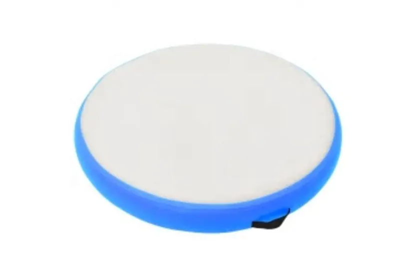 Vidaxl Inflatable Gymnastic Mat With Pump 100x100x20 Cm Pvc Blue Vidaxl Inflatable Gymnastic Mat With Pump 100x100x20 Cm Pvc Blue