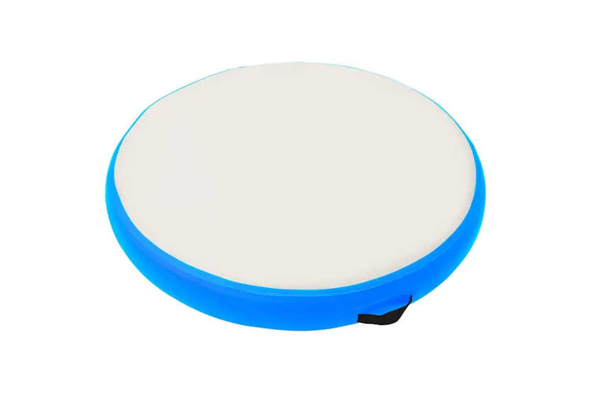 Vidaxl Inflatable Gymnastic Mat With Pump 100x100x20 Cm Pvc Blue Vidaxl Inflatable Gymnastic Mat With Pump 100x100x20 Cm Pvc Blue