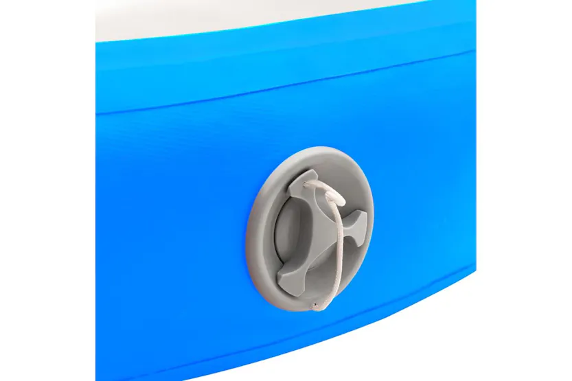 Vidaxl Inflatable Gymnastic Mat With Pump 100x100x10 Cm Pvc Blue Vidaxl Inflatable Gymnastic Mat With Pump 100x100x10 Cm Pvc Blue