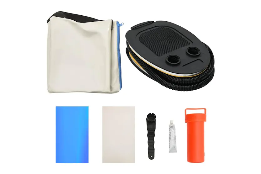 Vidaxl Inflatable Gymnastic Mat With Pump 100x100x10 Cm Pvc Blue Vidaxl Inflatable Gymnastic Mat With Pump 100x100x10 Cm Pvc Blue