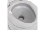 Vidaxl Portable Camping Toilet Grey And White 22+12 L Hdpe Vidaxl Portable Camping Toilet Grey And White 22+12 L Hdpe