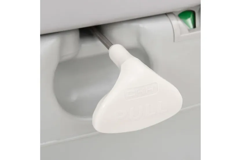 Vidaxl Portable Camping Toilet Grey And White 22+12 L Hdpe Vidaxl Portable Camping Toilet Grey And White 22+12 L Hdpe