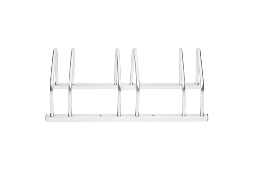 Vidaxl Bike Rack For 3 Bikes Galvanised Steel Vidaxl Bike Rack For 3 Bikes Galvanised Steel