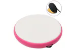 Vidaxl Inflatable Gymnastic Mat With Pump 100x100x15 Cm Pvc Pink Vidaxl Inflatable Gymnastic Mat With Pump 100x100x15 Cm Pvc Pink
