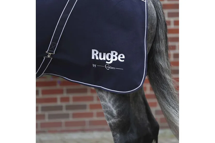 Covalliero Fleece Horse Blanket Rugbe Classic 125 Cm Navy Blue Covalliero Fleece Horse Blanket Rugbe Classic 125 Cm Navy Blue