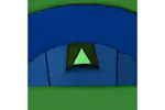 Vidaxl Camping Tent 4 Persons Navy Blue/green Vidaxl Camping Tent 4 Persons Navy Blue/green