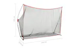 Vidaxl Golf Hitting Net 356x92.5x215 Cm Metal Vidaxl Golf Hitting Net 356x92.5x215 Cm Metal