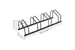 Vidaxl Bike Rack For 4 Bikes Black Steel Vidaxl Bike Rack For 4 Bikes Black Steel