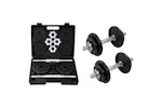 Vidaxl 15 Piece Dumbbell Set 20 Kg Cast Iron Vidaxl 15 Piece Dumbbell Set 20 Kg Cast Iron
