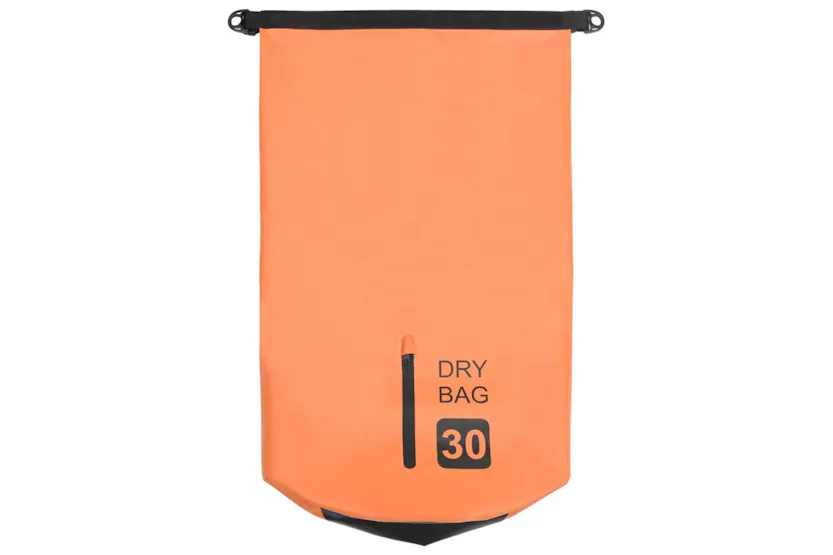 Vidaxl Dry Bag With Zipper Orange 30 L Pvc Vidaxl Dry Bag With Zipper Orange 30 L Pvc