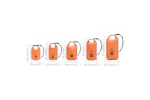 Vidaxl Dry Bag Orange 20 L Pvc Vidaxl Dry Bag Orange 20 L Pvc