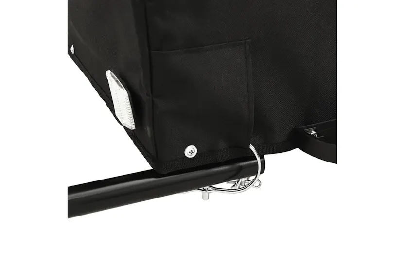 Vidaxl Bike Trailer Black And Orange 30 Kg Iron Vidaxl Bike Trailer Black And Orange 30 Kg Iron