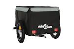 Vidaxl Bike Trailer Black And Grey 30 Kg Iron Vidaxl Bike Trailer Black And Grey 30 Kg Iron