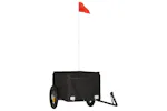 Vidaxl Bike Trailer Black 30 Kg Iron Vidaxl Bike Trailer Black 30 Kg Iron