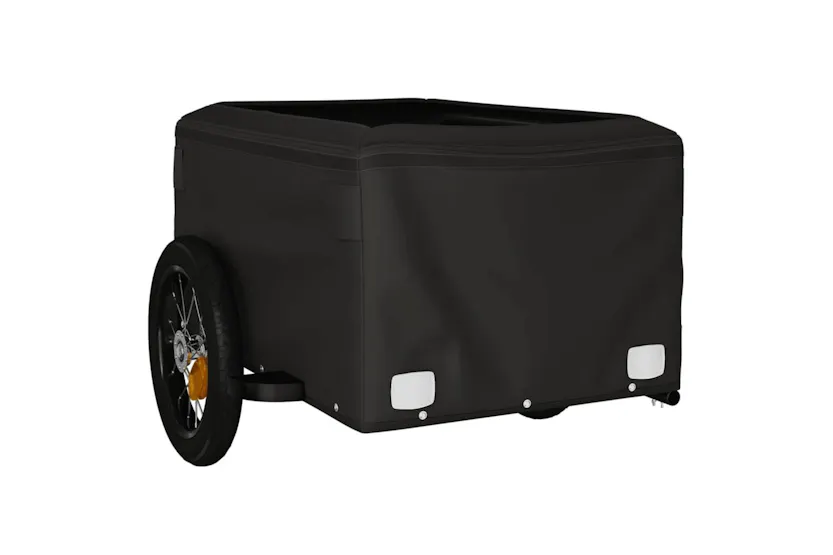 Vidaxl Bike Trailer Black 30 Kg Iron Vidaxl Bike Trailer Black 30 Kg Iron