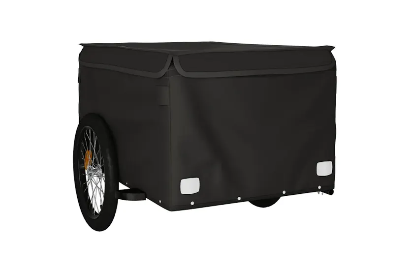 Vidaxl Bike Trailer Black 45 Kg Iron Vidaxl Bike Trailer Black 45 Kg Iron