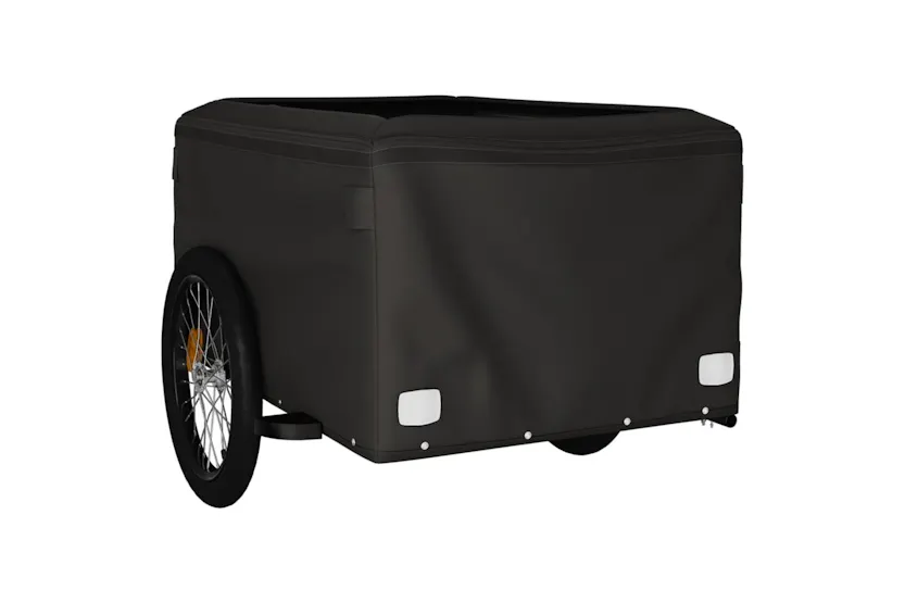 Vidaxl Bike Trailer Black 45 Kg Iron Vidaxl Bike Trailer Black 45 Kg Iron