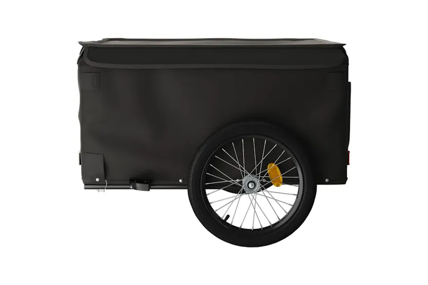 Vidaxl Bike Trailer Black 45 Kg Iron Vidaxl Bike Trailer Black 45 Kg Iron