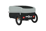 Vidaxl Bike Trailer Black And Grey 30 Kg Iron Vidaxl Bike Trailer Black And Grey 30 Kg Iron