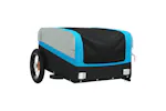 Vidaxl Bike Trailer Black And Blue 30 Kg Iron Vidaxl Bike Trailer Black And Blue 30 Kg Iron