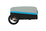 Vidaxl Bike Trailer Black And Blue 30 Kg Iron Vidaxl Bike Trailer Black And Blue 30 Kg Iron