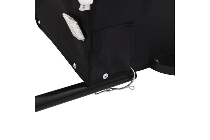 Vidaxl Bike Trailer Black And Blue 30 Kg Iron Vidaxl Bike Trailer Black And Blue 30 Kg Iron