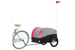 Vidaxl Bike Trailer Black And Red 45 Kg Iron Vidaxl Bike Trailer Black And Red 45 Kg Iron