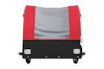 Vidaxl Bike Trailer Black And Red 45 Kg Iron Vidaxl Bike Trailer Black And Red 45 Kg Iron