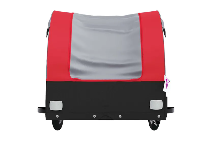 Vidaxl Bike Trailer Black And Red 45 Kg Iron Vidaxl Bike Trailer Black And Red 45 Kg Iron