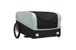 Vidaxl Bike Trailer Black And Grey 45 Kg Iron Vidaxl Bike Trailer Black And Grey 45 Kg Iron